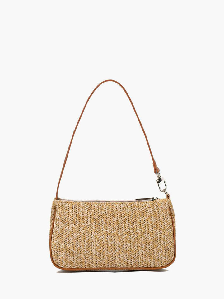 Women's Beach Sling Shoulder Handbag Khaki One size