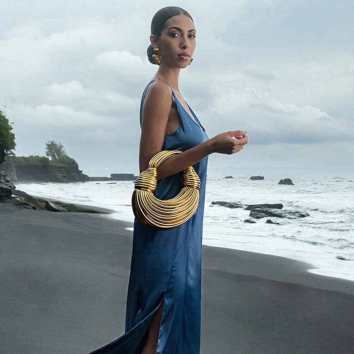 Women's Sculptural Knot Clutch Handbag | Statement Piece
