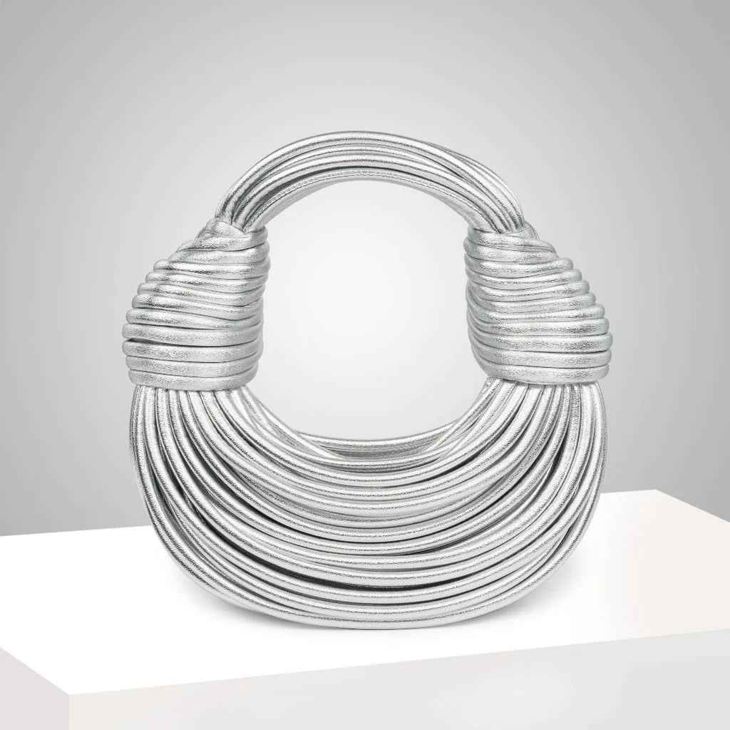 Women's Sculptural Knot Clutch Handbag | Statement Piece