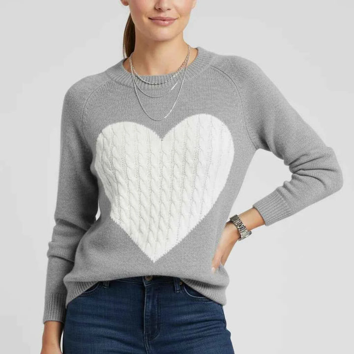 Women's Heart Sweater