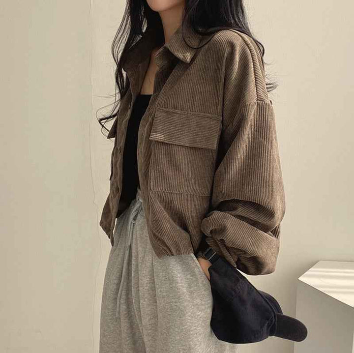 Women's Heather Corduroy Jacket