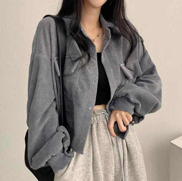 Women's Heather Corduroy Jacket