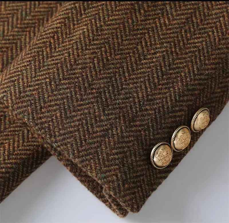 Women's Herringbone Jacket - Stylish and Versatile Outerwear