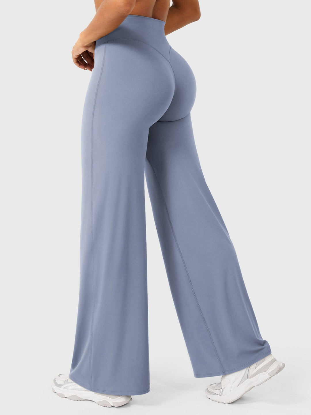 Women's High Waist Flared Summer Pants
