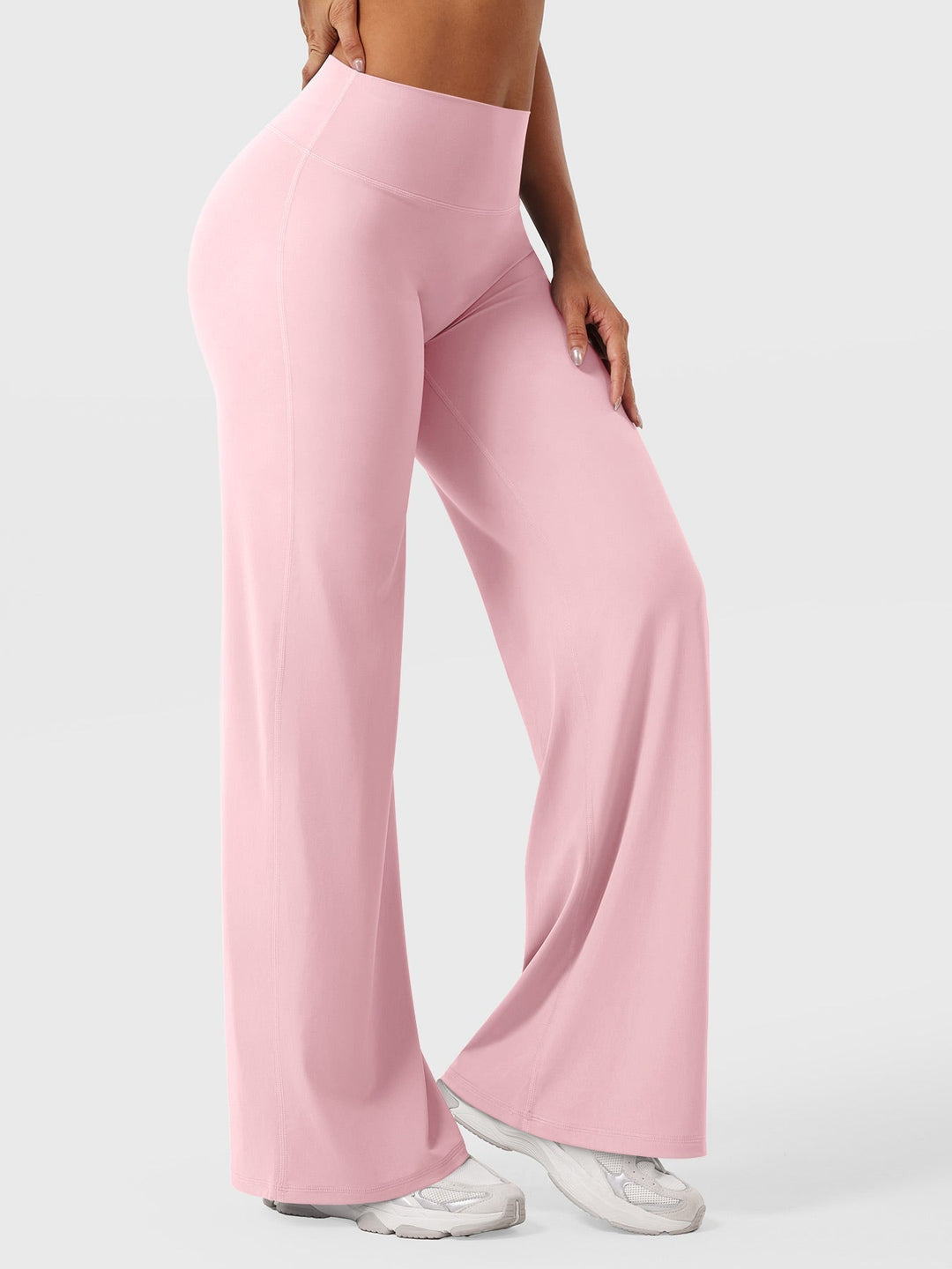 Women's High Waist Flared Summer Pants