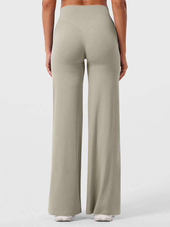Women's High Waist Flared Summer Pants