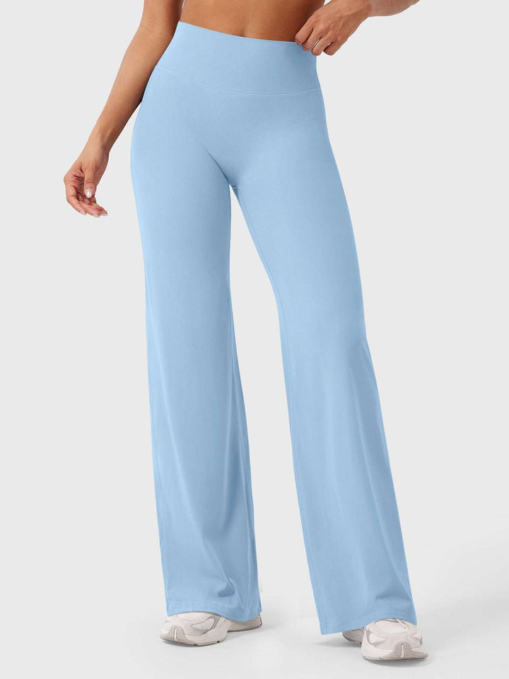 Women's High Waist Flared Summer Pants