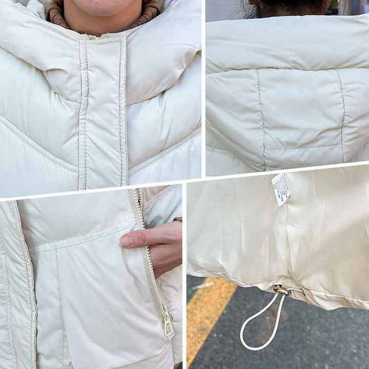 Women's Hooded Mid-Length Thick Cardigan