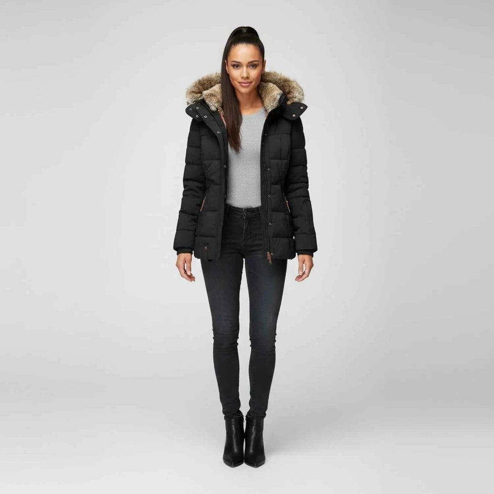 Women's Hooded Quilted Puffer Jacket
