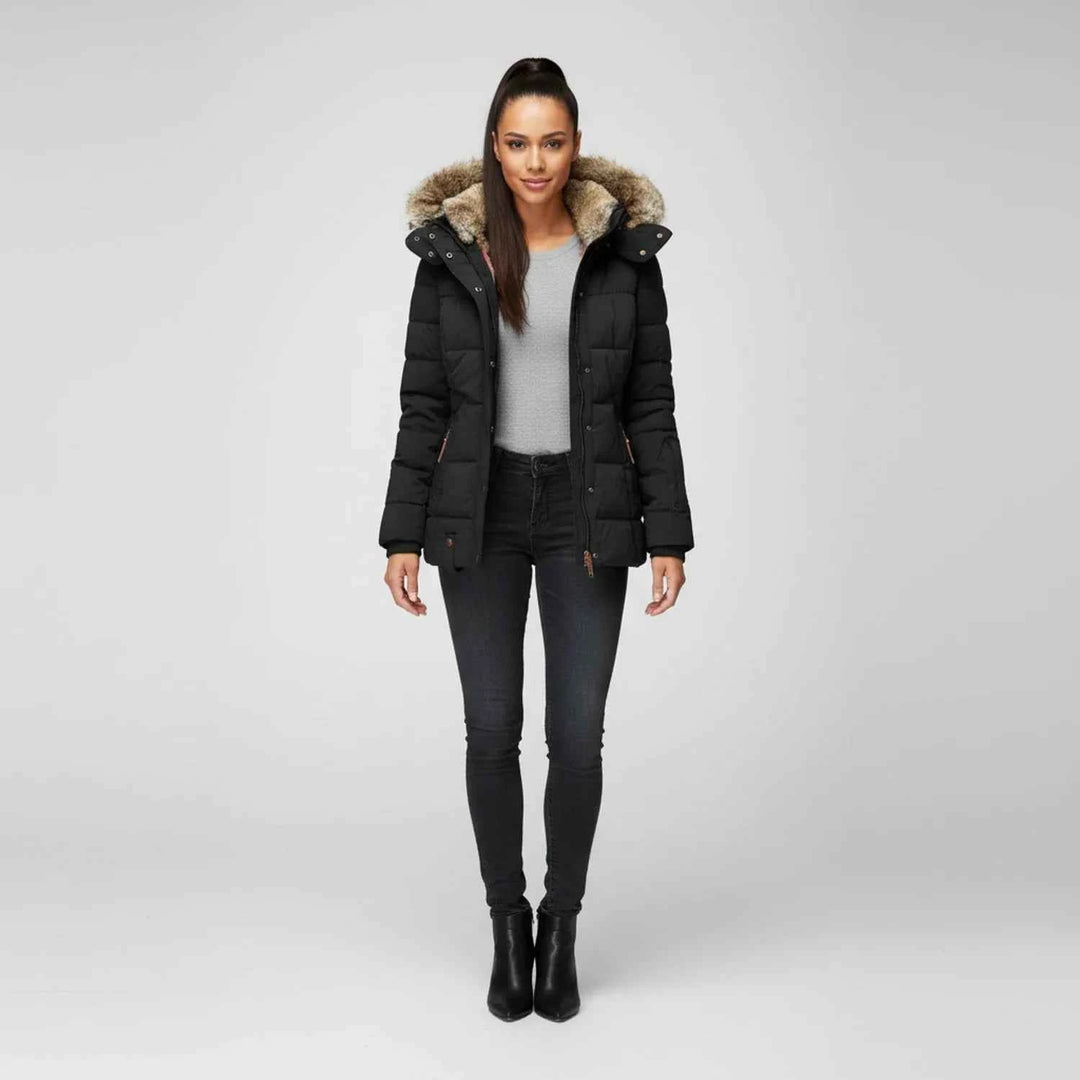 Women's Hooded Quilted Puffer Jacket