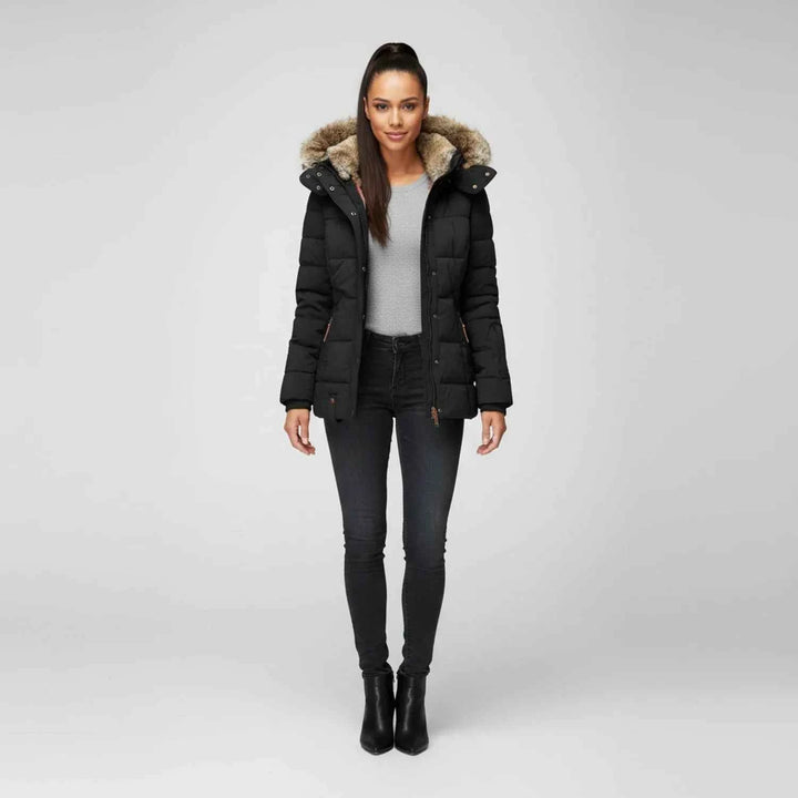 Women's Hooded Quilted Puffer Jacket