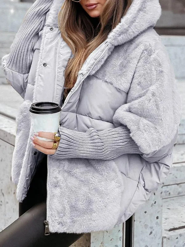 Women's Hooded Thermal Jacket Grijs