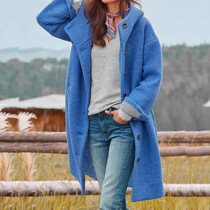 Women's Hooded Winter Coat | Casual & Stylish Outerwear Blue