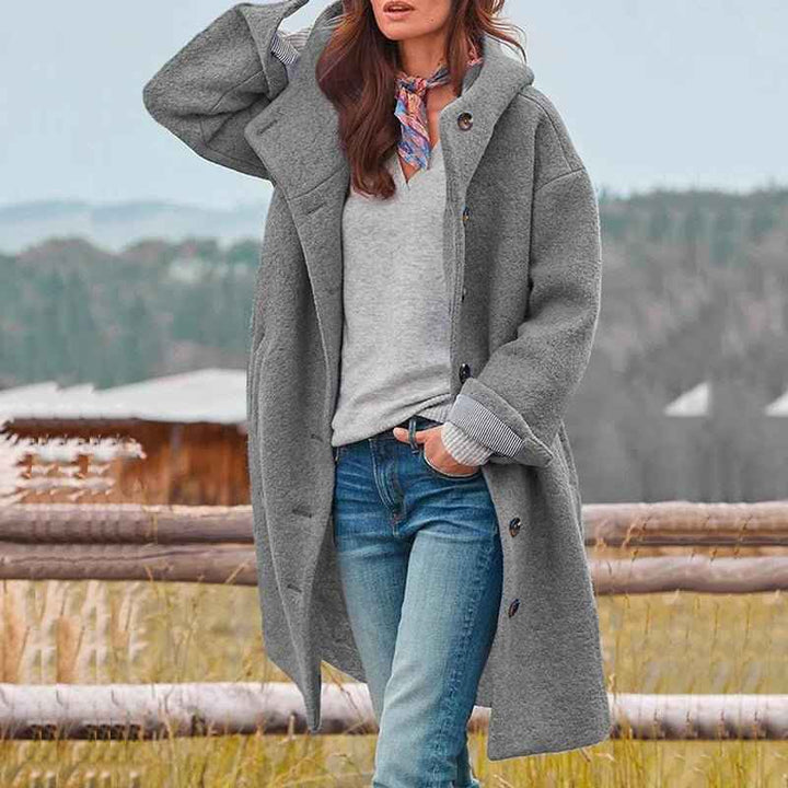 Women's Hooded Winter Coat | Casual & Stylish Outerwear Grey