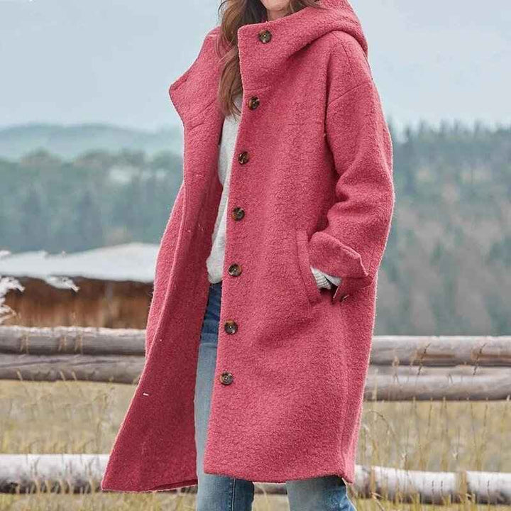 Women's Hooded Winter Coat | Casual & Stylish Outerwear Pink