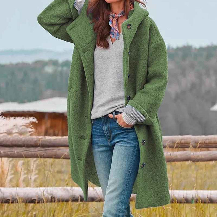 Women's Hooded Winter Coat | Casual & Stylish Outerwear Green
