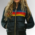 Women's Hooded Winter Puffer Jacket - Warm & Stylish