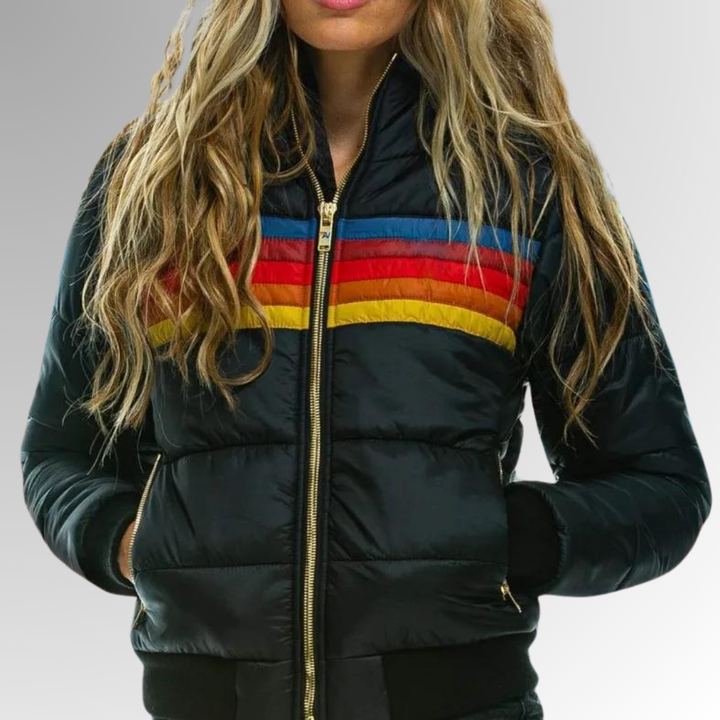 Women's Hooded Winter Puffer Jacket - Warm & Stylish