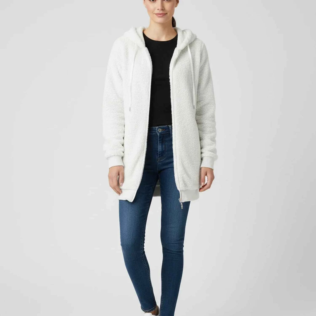 Women's Hooded Zip-Up Sweater
