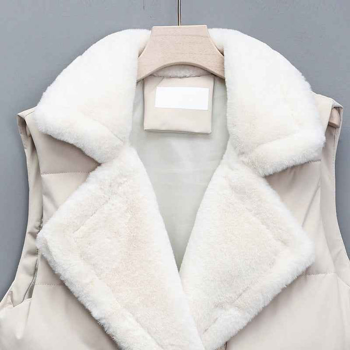 Women's Lambswool Vest - Cozy & Stylish Knitwear