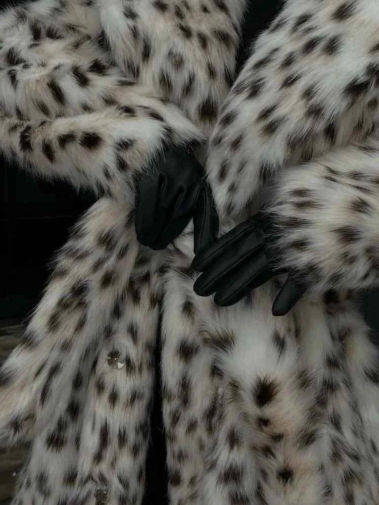 Women's Leopard Print Trench Coat
