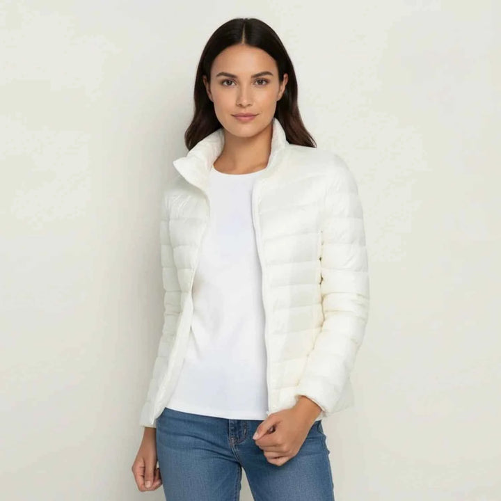 Women's Lightweight Puffer Jacket White