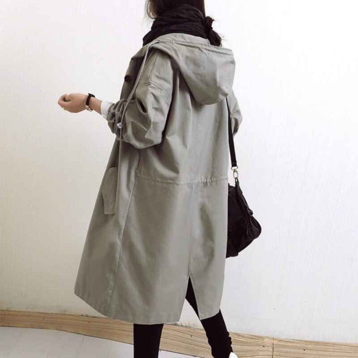 Women's Lightweight Water-Repellent Trenchcoat – Tailored Fit & Comfortable
