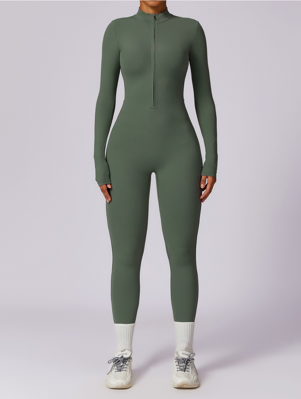 Women's Long Sleeve Shaping Yoga Fitness Jumpsuit