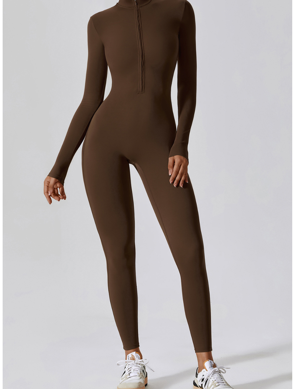Women's Long Sleeve Shaping Yoga Fitness Jumpsuit