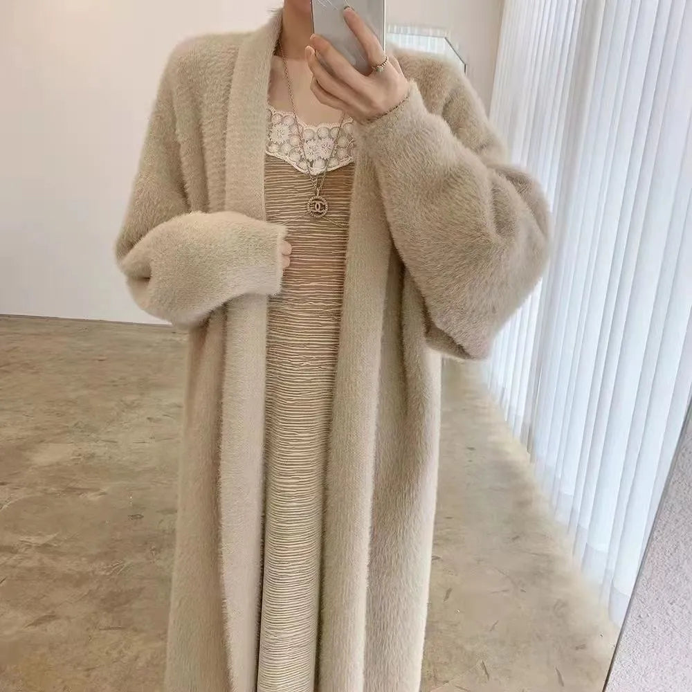 Women's Longline Cashmere Coat