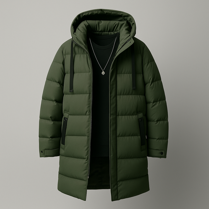 Women's Longline Down Coat - Caprera Style