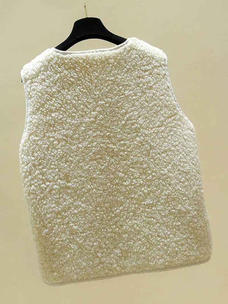 Women's Luxurious Sleeveless Wool Vest