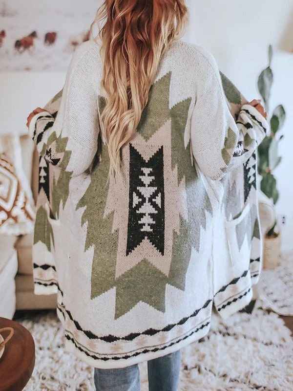 Women's Luxury Tribal Vest White
