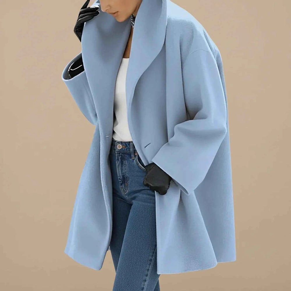 Women's Mid-Length Winter Coat Blue