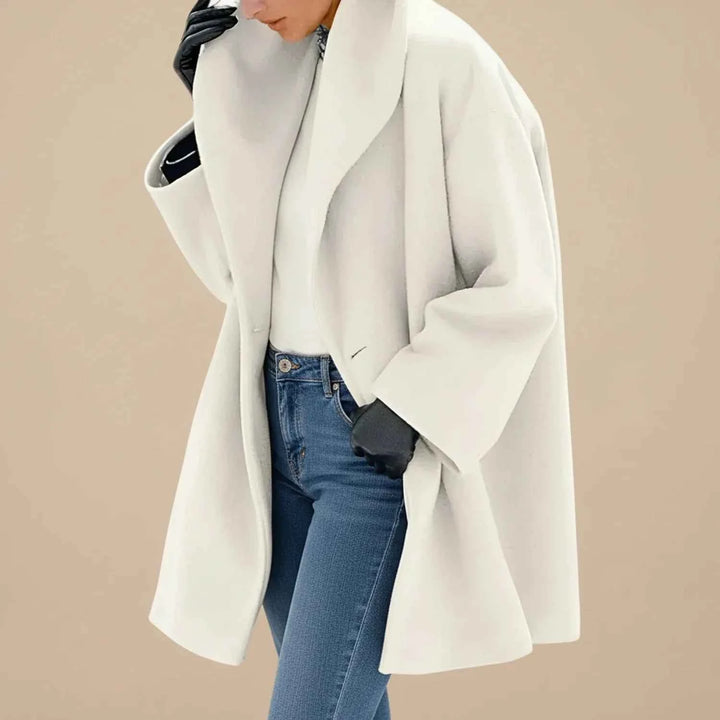 Women's Mid-Length Winter Coat White