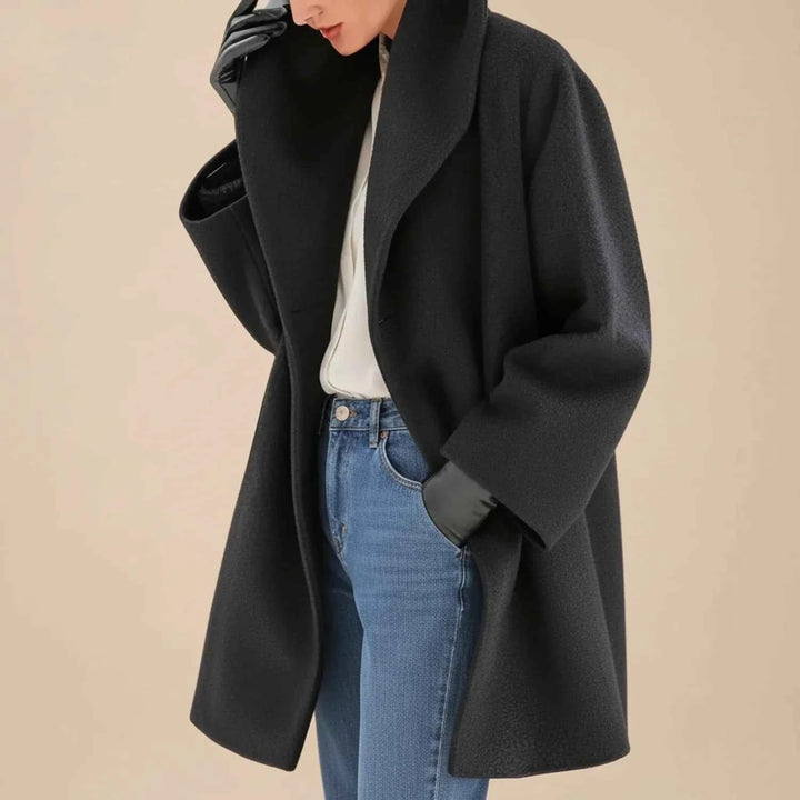 Women's Mid-Length Winter Coat Black