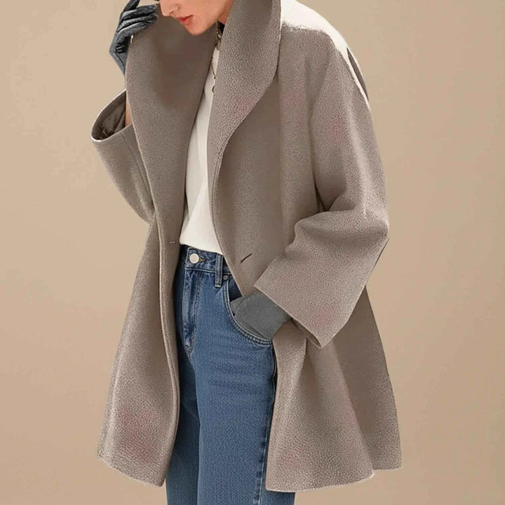 Women's Mid-Length Winter Coat Brown