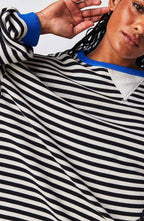 Women's Acrylic Striped Sweater Winter Essential Knitwear