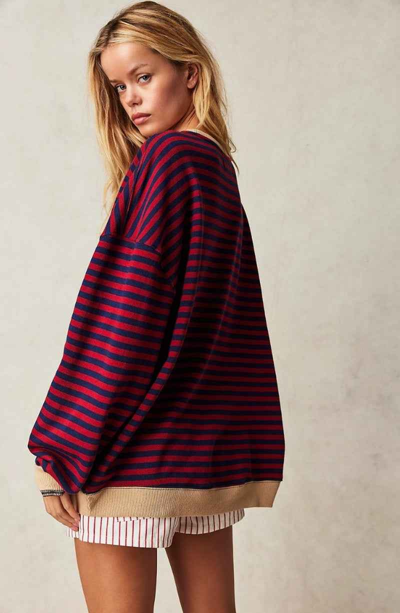 Women's Modern Striped Sweater