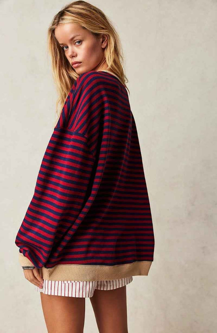 Women's Modern Striped Sweater