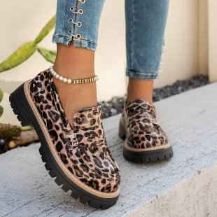 Women's Modern Thick Sole Loafers Brown