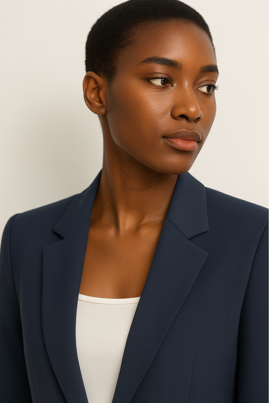 Women’s Tailored Straight‑Leg Trousers & Blazer Suit Set