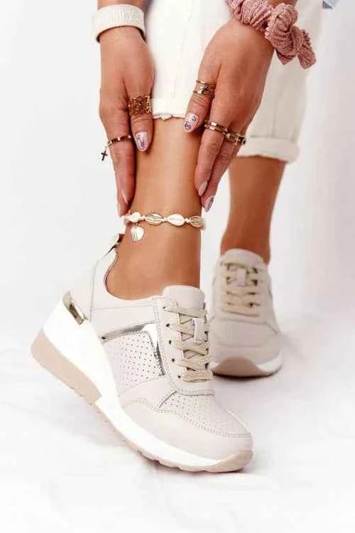 Women's Orthopedic Sneakers – Leather Comfort Walking Shoes
