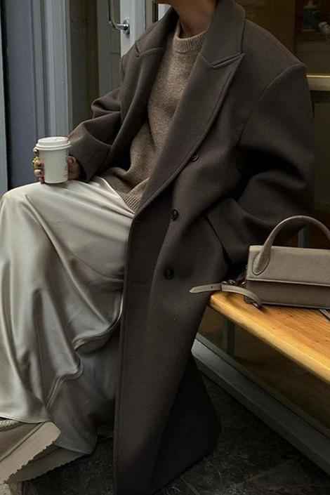Women's Oversized Coat - Stylish and Comfortable Outerwear