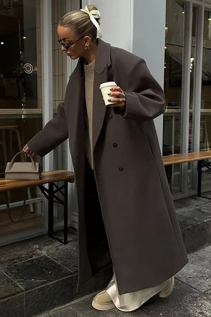 Women's Oversized Coat - Stylish and Comfortable Outerwear