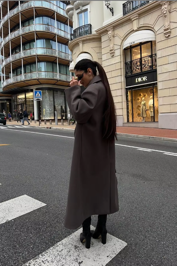 Women's Oversized Coat - Stylish and Comfortable Outerwear
