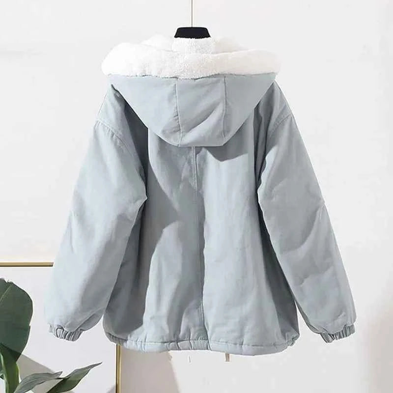 Women's Oversized Cotton Hoodie Jacket