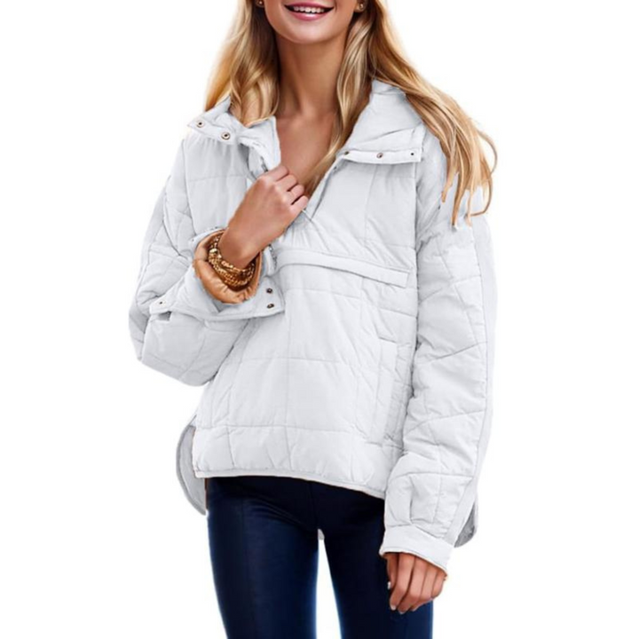 Women's Oversized Hooded Jacket White