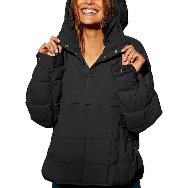 Women's Oversized Hooded Jacket Black