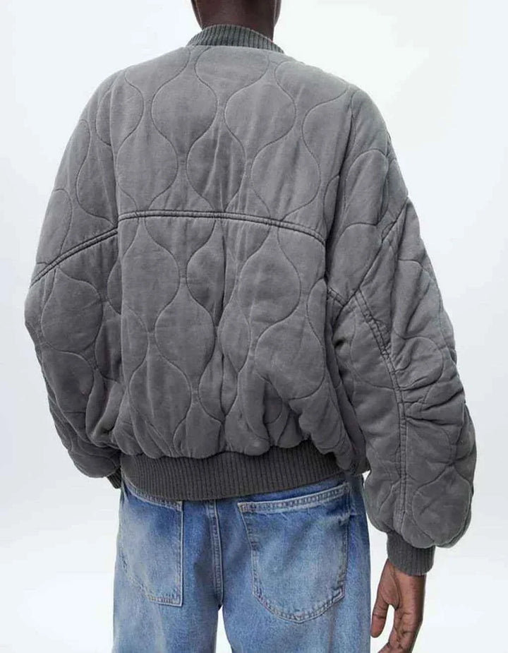 Women's Oversized Padded Jacket - Casual Warmth & Comfort